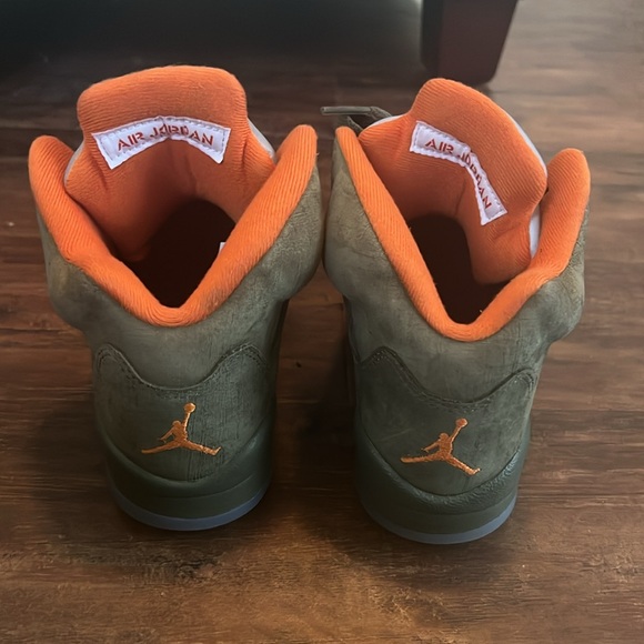 Air Jordan 5 Retro Olive Preowned size 3.5Y - Picture 3 of 12